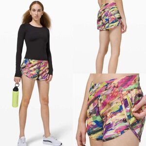 lululemon athletica Colorful Patterned Athletic Shorts
